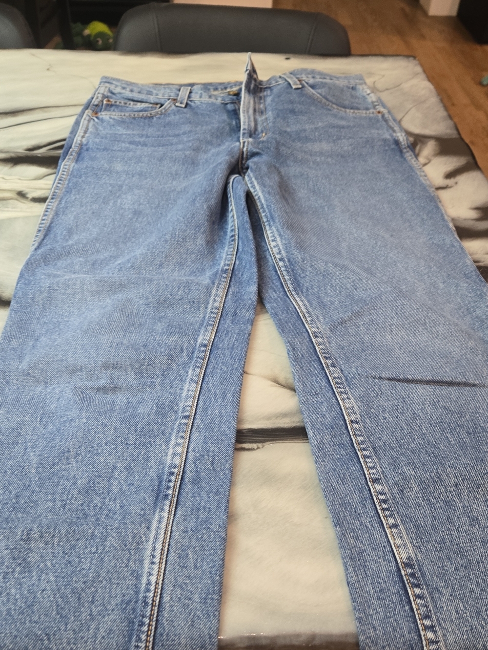 B SIDES Straight Fit Light Blue Men's Jeans